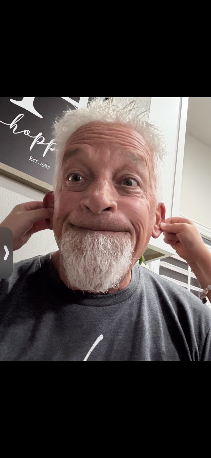 Rick Hopper making a funny face, showing his personality